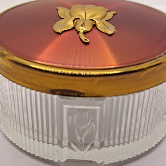 Vintage Ladies Dresser Powder Jar - Picture 7 of 8